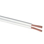 CABO FIO PARALELO CORFIO FIO 300V 2X2,5MM2 ROLO 25M BRANCO