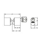 CILINDRO STAM 501 61MM CROMADO