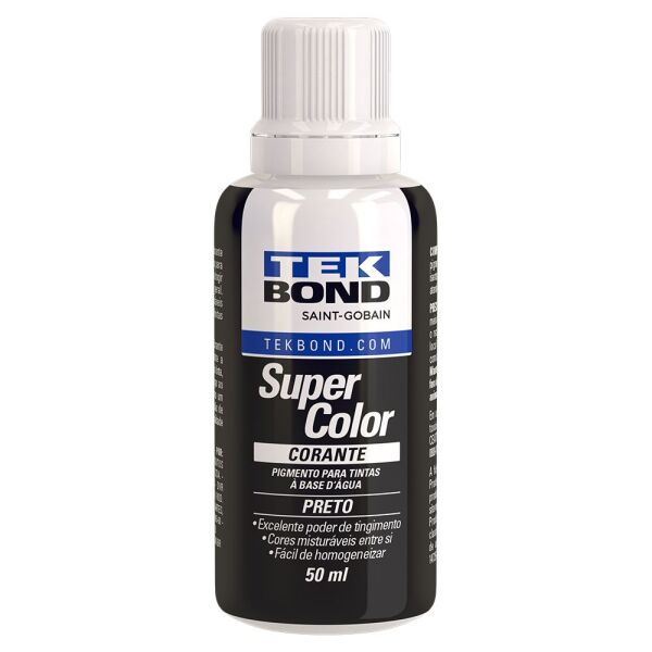 CORANTE LÍQUIDO TEKBOND PRETO 50ML