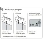 DESEMPENADOR EMBUTIR PORTA MDF DP-101/2