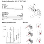 DOBRADIÇA CANECO 35 HARDT CLIP AMORTECEDOR RETA C/100