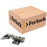 DOBRADIÇA CANECO 35 CAL FIXO INOX FERLOCK AMOR CURVA C/200