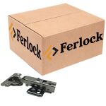 DOBRADIÇA CANECO 35 CAL FIXO INOX FERLOCK AMOR RETA C/100