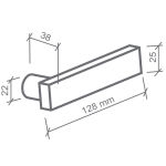 FECHADURA MOBIA QUADRADA BANHEIRO INOX ESCOVADO