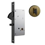 FECHADURA PORTA CORRER STAM LUGANO 950 REDONDA BANHEIRO ANTI