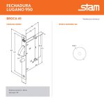 FECHADURA PORTA CORRER STAM LUGANO 950 REDONDA BANHEIRO ANTI