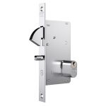 FECHADURA PORTA CORRER STAM LUGANO 950 REDONDA EXTERNA INOX