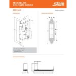 FECHADURA STAM ESPELHO COLONIAL 803/03 EXTERNA