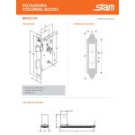 FECHADURA STAM ESPELHO COLONIAL 823/03 BANHEIRO