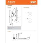 FECHADURA STAM FANO 813/21 REDONDA INTERNA ANTIQUE