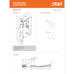 FECHADURA STAM FANO 823/21 REDONDA BANHEIRO ANTIQUE