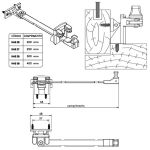 HASTE DE COMANDO FERMAX HAS28 40CM MARROM