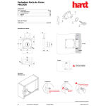 KIT C/2 FECHADURAS MÓVEIS F4010CR PARA PORTA DE CORRER