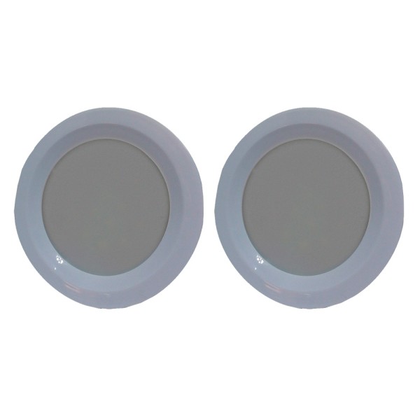 KIT C/2 LED EMBUTIR CIRCULAR 60MM VASTMOB 6000K BRANCO