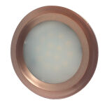 KIT C/2 LED EMBUTIR CIRCULAR 60MM VASTMOB 3000K BRONZE