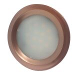 KIT C/2 LED EMBUTIR CIRCULAR 60MM VASTMOB 6000K BRONZE