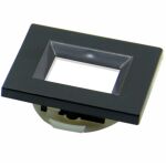 KIT C/2 LED EMBUTIR RETANGULAR E314 3000K PRETO