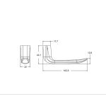 KIT COM 2 PARES MAÇANETAS STAM /11 ANTIQUE