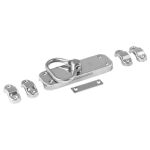 KIT CREMONA COM 2 VARAS DE 120CM - INOX