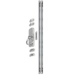 KIT CREMONA COM 2 VARAS DE 120CM - INOX