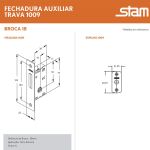 KIT DE SEGURANÇA SERRALHEIRO STAM HEIDE 600/11 INOX POLIDO