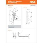 KIT DE SEGURANÇA STAM PARMA 1800/21 TETRA INOX POLIDO