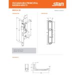 KIT DE SEGURANÇA SERRALHEIRO STAM HEIDE 600/11 INOX POLIDO