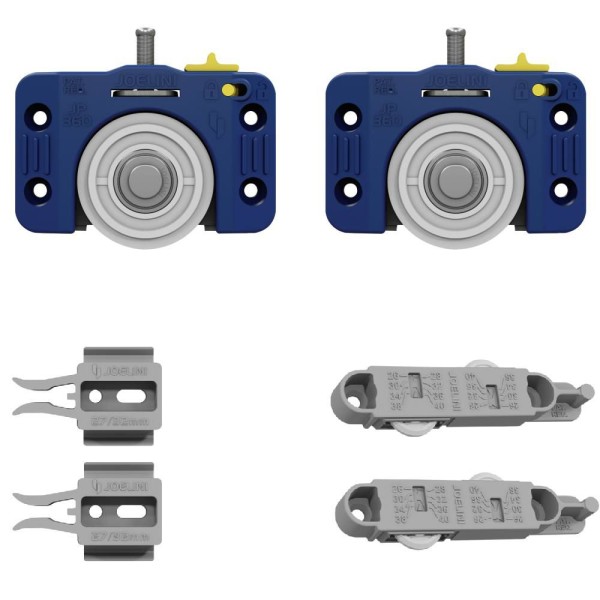 KIT PORTA CORRER JOELINI SOBREPOR JP360 UNIVERSAL FOLGA ZERO 60KG