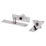 KIT PORTA PIVOTANTE IMAB SEM REGULAGEM INOX 0287 ESCOVADO