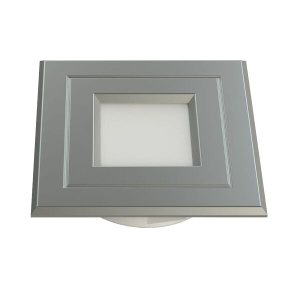 LED POP EMBUTIR QUADRADA 39X39MM LUMITEK FRIA ALUMÍNIO