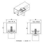 LIMITADOR DE CURSO FERMAX LONGO LPT02 PRETO