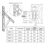 MAX AR FERMAX 65CM FOSCO REFORÇADO 27KG (BRAÇO JANELA)