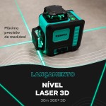 NÍVEL LASER 3D 30M 360° RENNA