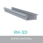 PERFIL ALUMÍNIO ROMETAL P/LED EMBUTIR RM-331 3 MT NATURAL