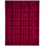 PORTA JÓIAS 420 X 320MM PA-02AV PINK AVELUDADO