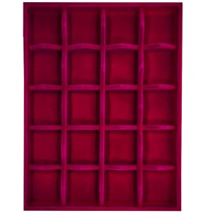 PORTA JÓIAS 420 X 320MM PA-02AV PINK AVELUDADO