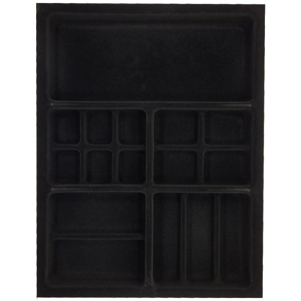 PORTA JÓIAS 440 X 340MM PJ-03AV PRETO AVELUDADO