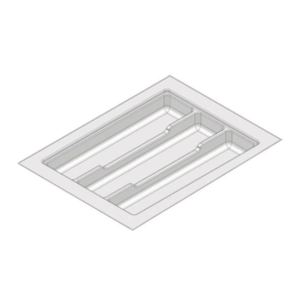 PORTA TALHER MOD-040 370 X 500 X 50MM GAVETA CONCHA BRANCO