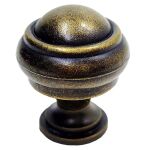 PUXADOR MÓVEIS PONTO 30MM BOLA ESPECIAL OURO VELHO