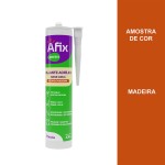 SILICONE BASE ÁGUA AFIX MADEIRA 430GR