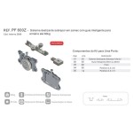 SISTEMA DESLIZANTE PERFIL SOBREPOR ZAMAC PF600Z 60KG